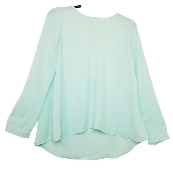 Forever 21 Career Casual Women's Teal Pullover Long Sleeve Size-See Measurements - Picture 1 of 8